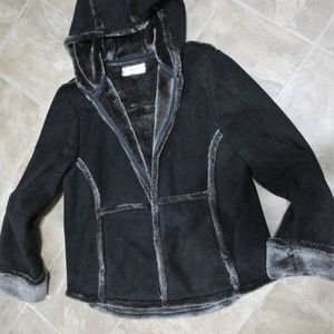 Next - faux suede - black and gray - size 14/42 -